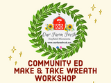 Hayfield Community Ed Make & Take Wreath Workshop