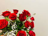 Classic Rose Dozen in vase